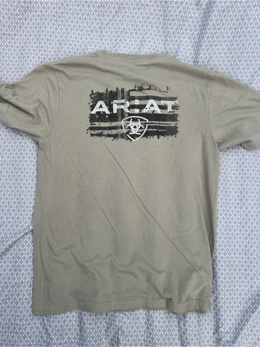 Ariat Boys Khaki flag sz Lg